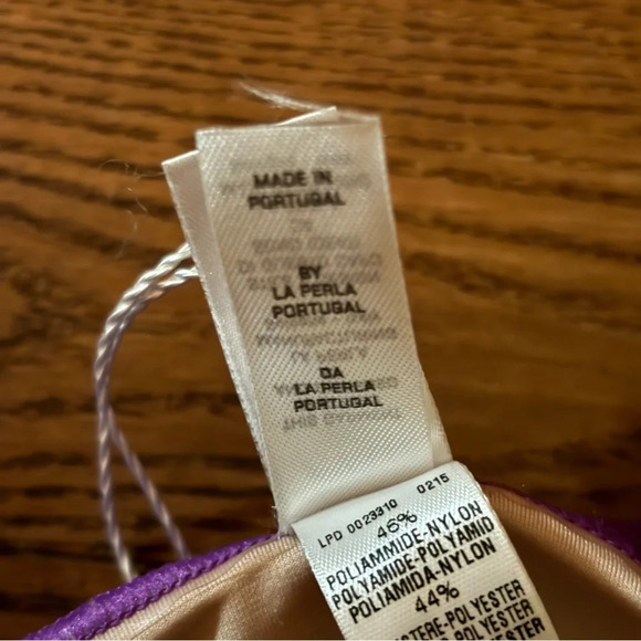 NWOT La Perla red and purple bikini bottoms in size large - Picture 10 of 13